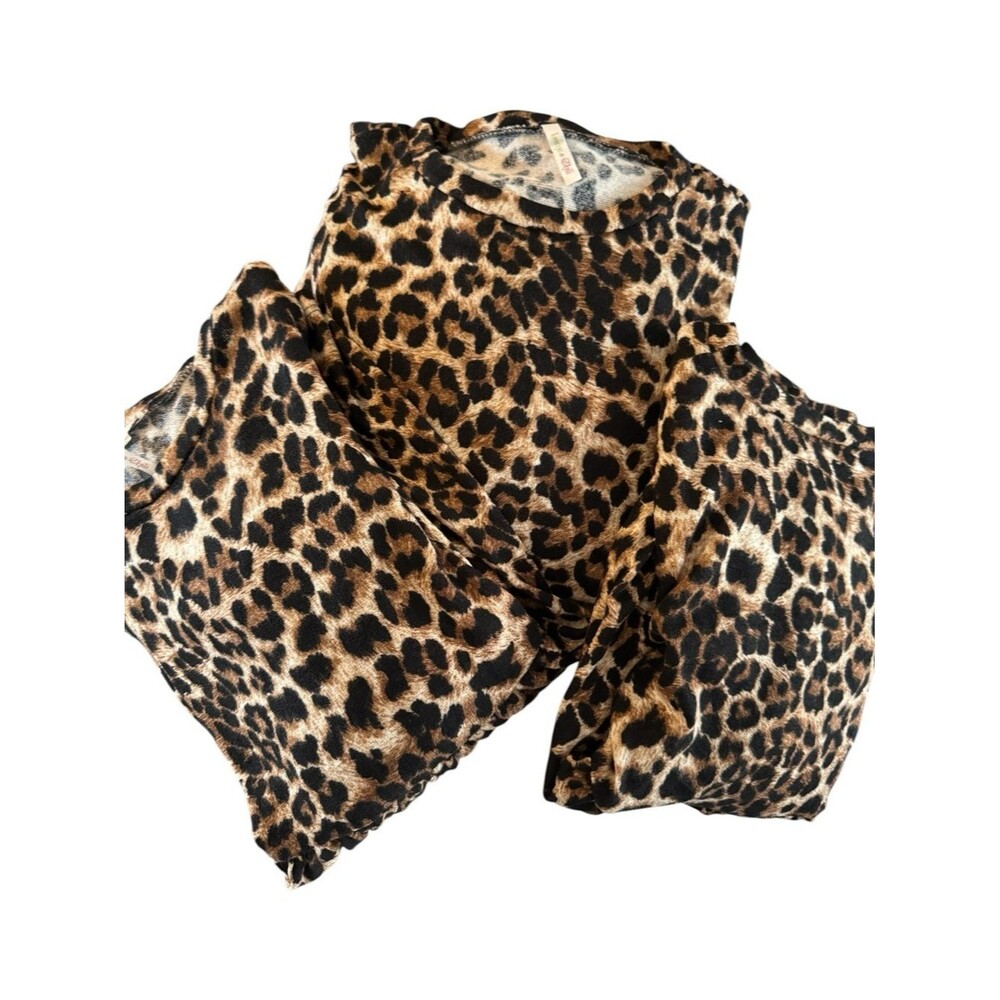 Lime + Chile Leopard Print Peplum Top - Brown - Picture 10 of 10